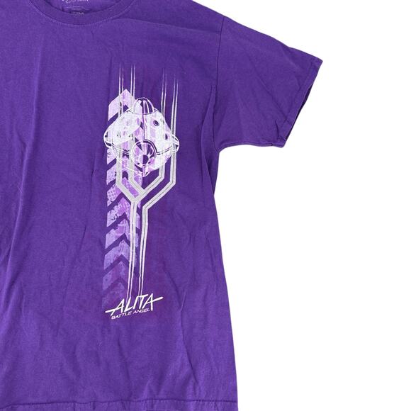 Alita Anime Purple T-Shirt Loot Crate Exclusive Women's Medium Streetwear - Picture 2 of 4